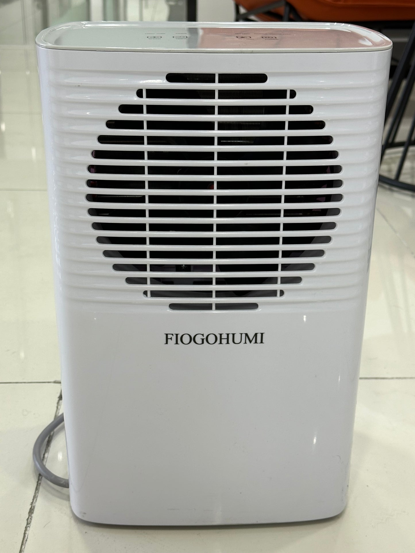 FIOGOHUMI 25-Pint Dehumidifier for Basement - Quiet Dehumidifier for Bathroom Basements - Continuous Drain Remove Moisture